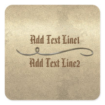 Chic Gold Swirl Vielen Dank für Ihren Holiday Wedd