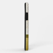 Chic Gold Tone & Cream Damask iPhone 5 Fall Case-Mate iPhone Hülle (Hinten/Rechts)