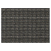 Chic Gold und Black Art Deco Leafy Muster Klasse Tischdecke (Vorderseite (Horizontal))