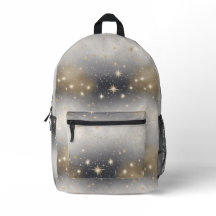 Chic Gold und Silver Glitzer Backpack