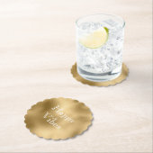 Chic Gold Untersetzer (Vor Ort)