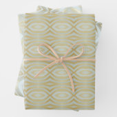 Chic Gold variierte Gemustert Geschenkpapier Set (Beispiel)