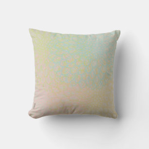 Chic Gold Violet Abstrakt floral Kissen