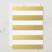 CHIC GOLD WEDD TISCHNUMMER CARDS (Rückseite)