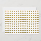 Chic Gold | XOXO Einfach modern Save the Date (Rückseite)