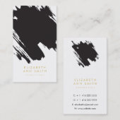 Chic-Goldabstrakter Visitenkarte (Vorne/Hinten)