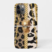 Chic Golden Wild Luxuriöse stilvolle Girly Bday Case-Mate iPhone Hülle (Rückseite)