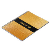 Chic Goldfolie Notizblock (Linke Seite)