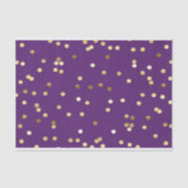 Chic-GoldfolieConfetti lila Seidenpapier (Vorderseite)