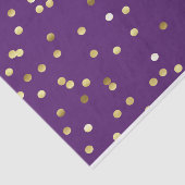 Chic-GoldfolieConfetti lila Seidenpapier (Ausschnitt)