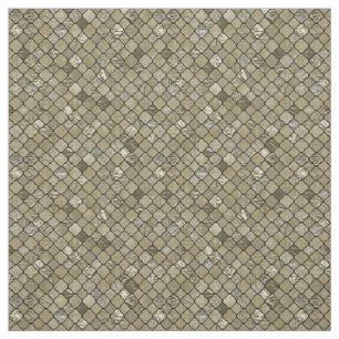 Chic-GoldQuatrefoil Folien-Glitzer Stoff