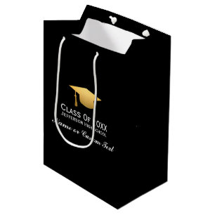Chic-GoldTrendy Abschluss-Party-Klasse von 2017 Mittlere Geschenktüte