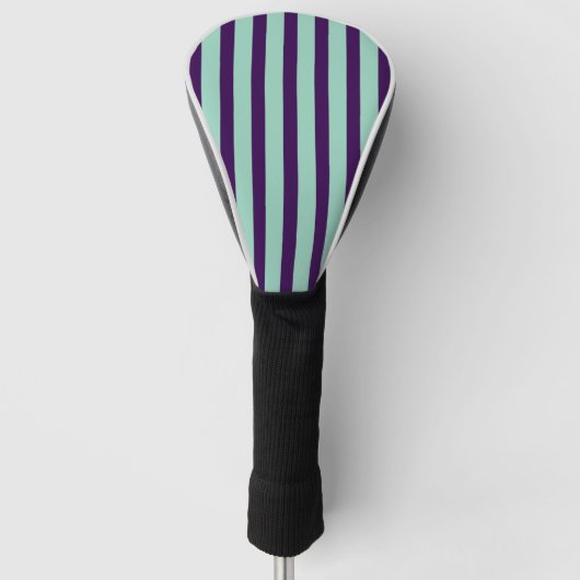 Chic Golf Head Cover with Bold Stripe Design Headcover (Vorderseite)