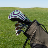Chic Golf Head Cover with Bold Stripe Design Headcover (In SItu)