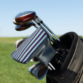 Chic Golf Putter Cover with Bold Stripe Design Golf Headcover (In Situ)