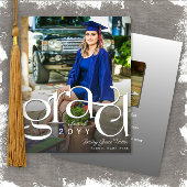 Chic GRAD Foto Budget Abschluss Ankündigung