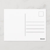 Chic Graduate Foto Abschluss Einfach Vielen Dank Postkarte (Rückseite)