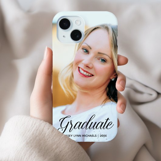 Chic Graduate Senior Foto Custom Abschluss Year Case-Mate iPhone Hülle
