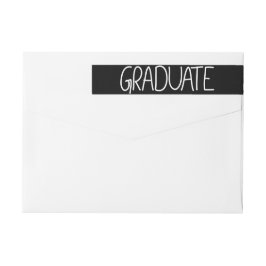 Chic-graduiertes Typografie-Schwarzes