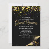Chic Grand Opening Ribbon Cutting Zeremony Einladung (Vorderseite)