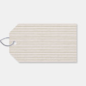 Chic Grandmillennial Coquette Weihnachtsfamilie Geschenkanhänger (Rückseite Horizontal)