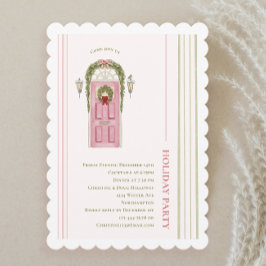 Chic Grandmillennial Weihnachtsfeier Einladung