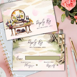 Chic Grapevine Inspiriert Weinkeller Rustikale Hoc RSVP Karte