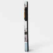 Chic Grau Marmor 7 Foto Collage Case-Mate iPhone Hülle (Hinten/Links)