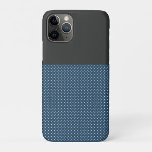 Chic Graue und Blue Dots iPhone 7 Fall, selten dor Case-Mate iPhone Hülle