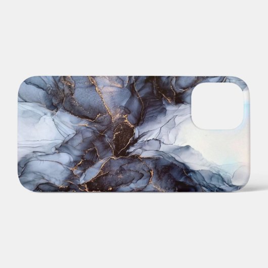 Chic Graumarmor Case-Mate iPhone Hülle (Rückseite (Horizontal))