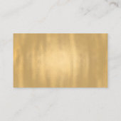 Chic Gray and Gold Wedding Information Card Begleitkarte (Rückseite)