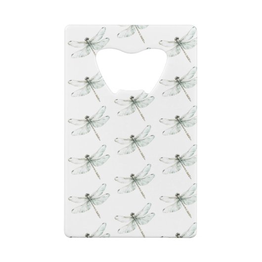 Chic Gray Blue White Blume Hochzeit Geldbeutel Flaschenöffner (Rückseite)