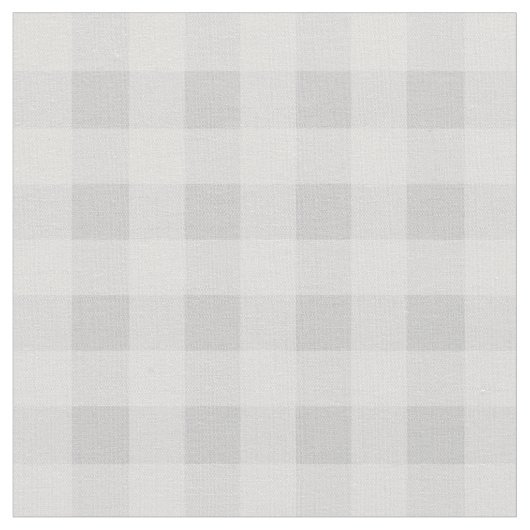 Chic Gray Gingham Kariert Pattern Stoff (Nahaufnahme)