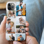Chic Gray Marble 7 Foto Collage Case-Mate iPhone Hülle<br><div class="desc">Maßgeschneiderte iPhone-Gehäuse mit mehrfarbiger Collage und grauem Marmorhintergrund. Die Fotovorlage ist für Sie bereit, Ihre Bilder im Uhrzeigersinn von oben nach rechts hinzuzufügen. Das Set ist für Sie bereit. Der Marmor ist ein subtiles Aquarellbild. Die Collage aus dem Foto verwendet Landschafts- und Porträtformate, um Ihnen eine Vielzahl von Optionen zu...</div>