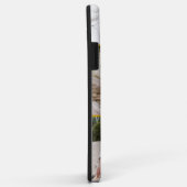 Chic Gray Marble and Gold Initials und 2 Foto Case-Mate iPhone Hülle (Hinten/Rechts)