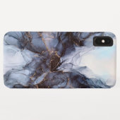 Chic gray mary blauen Marmor Case-Mate iPhone c Hülle (Rückseite (Horizontal))