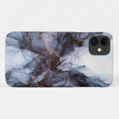 Chic gray mary blauen Marmor Case-Mate iPhone c Hülle (Rückseite (Horizontal))