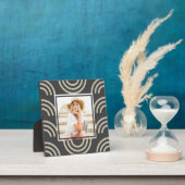 Chic Gray Rainbow Foto Fotoplatte (InSitu)