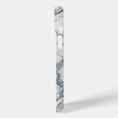 Chic Gray & White Marmor Look Glamour Case-Mate iPhone Hülle (Rückseite / Links)