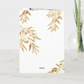 Chic Greece Hochzeit in Urlaubsort Passport QR Cod Einladung (Rückseite)