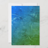 Chic green blue gold Glitzer Weihnachten Neues Jah (Rückseite)