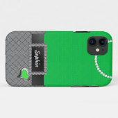 Chic Green Dress iPhone 5/5 Case (Rückseite (Horizontal))