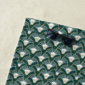 Chic green gold art Deko-Muster Strandtuch (Beispiel)