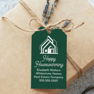 Chic Green Immobilienunternehmen Individueller Mak Geschenkanhänger