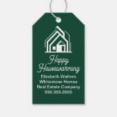 Chic Green Real Estate Company Customized Realtor Geschenkanhänger (Vorderseite)