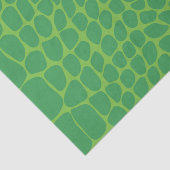 Chic Green Snakeskin Seidenpapier (Ausschnitt)