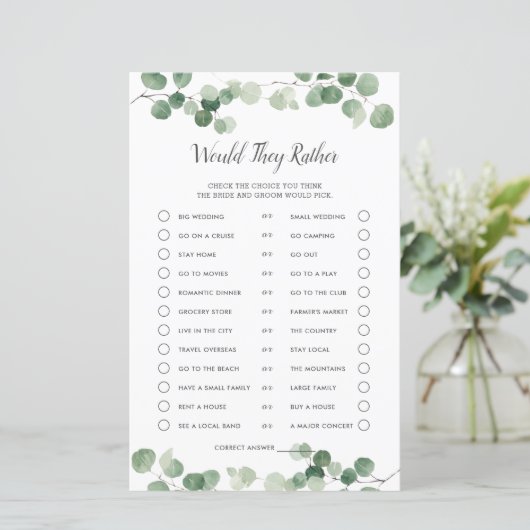 Chic Greenerity Brautparty würde sie eher spielen (Stehend Vorderseite)