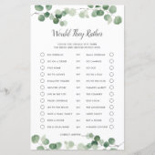 Chic Greenerity Brautparty würde sie eher spielen (Vorderseite)