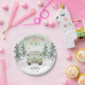 Chic Greenerity Gold Drive by Baby Duschparade Pappteller (Party)