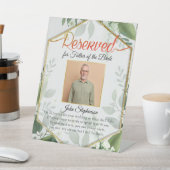 Chic Greenerity Rette ein Sessel-Foto Sockelschild (In SItu)